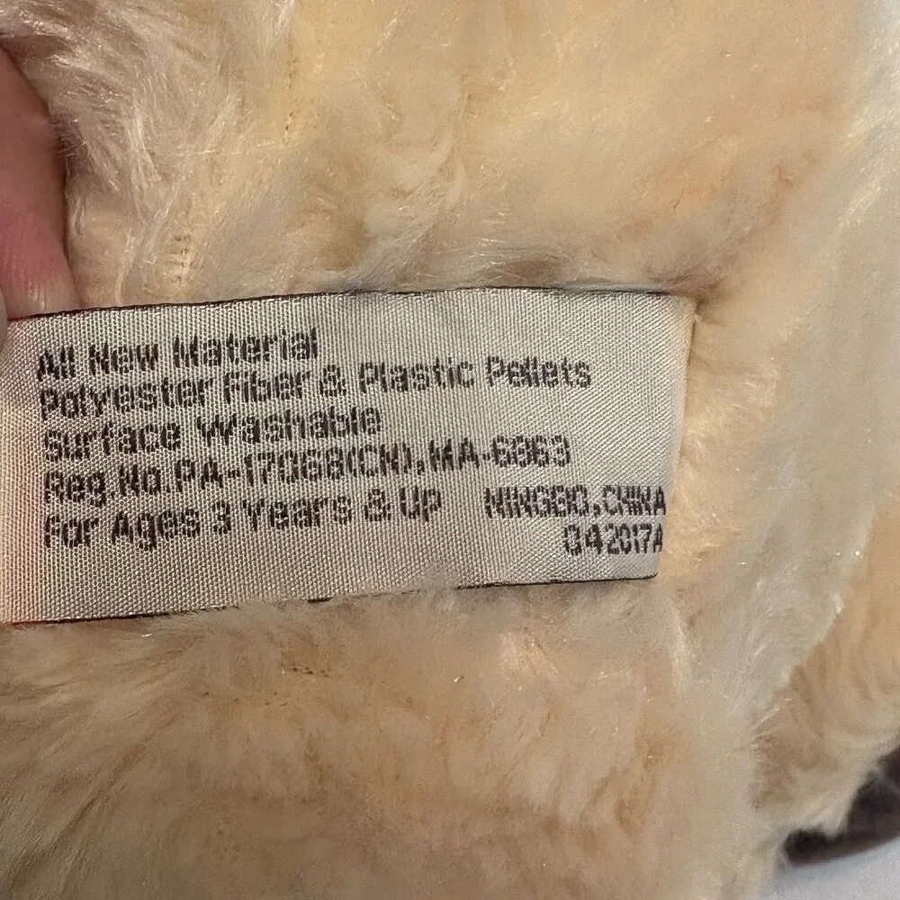 Hugfun International Kowloon Hong Kong Dog Plush Tan Brown Winter Hat Scarf 12" - Picture 8 of 10